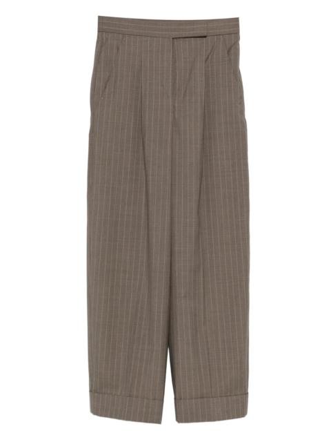 Max Mara MXMMANETTA pinstriped pleated trousers