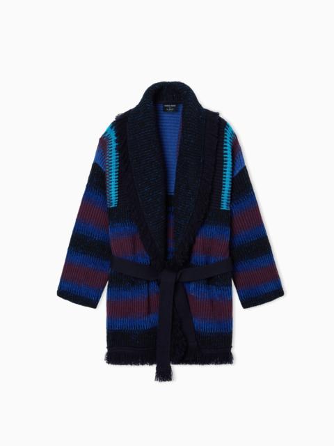 GIORGIO ARMANI GIORGIO ARMANI FOR ALANUI CASHMERE BLEND CARDIGAN