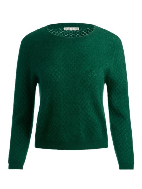 Alice + Olivia CAROLEE CASHMERE PULLOVER