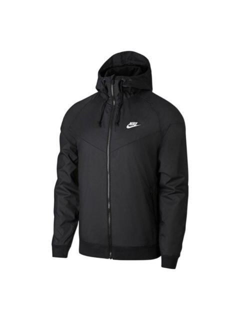 Nike Nike Windrunner Windproof Sports Jacket Black AT5271-010