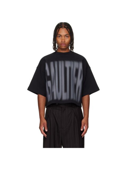 Black 'The Gaultier' Boxy T-shirt