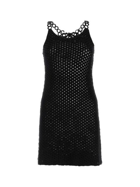 Chloé Chloe Women Black Crochet Mini Dress