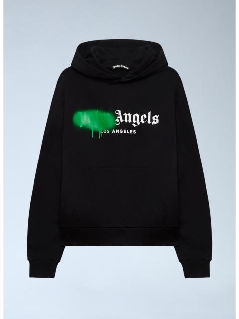 Palm Angels Palm Angels Men Spray La Hooded Sweatshirt