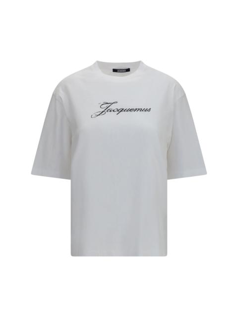 JACQUEMUS Jacquemus Cotton Logo T-shirt White Women