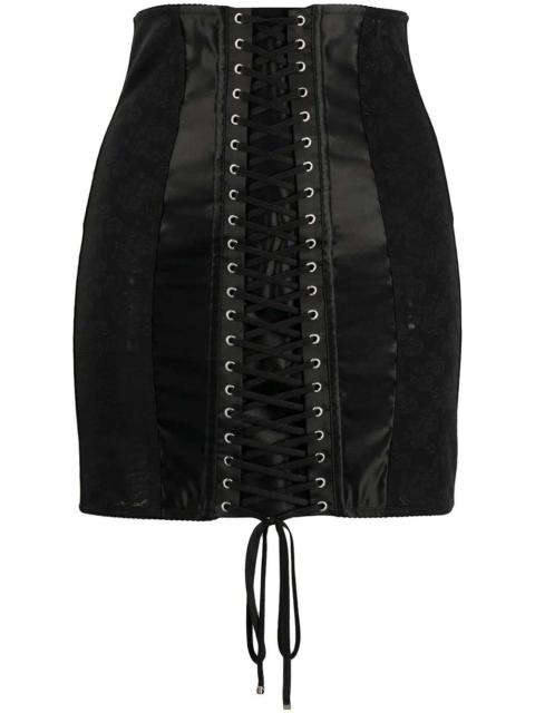 Dolce & Gabbana Skirt With Lace-Up Detail