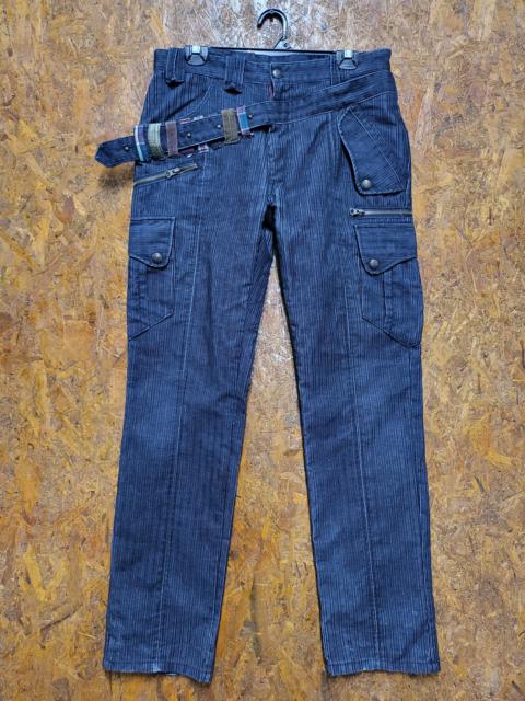 Other Designers Archival Clothing - Amp Manydope Cargo Jeans Cuduroy Rare Design