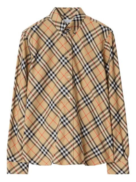 Burberry Burberry Men Check Print Shirt Roan