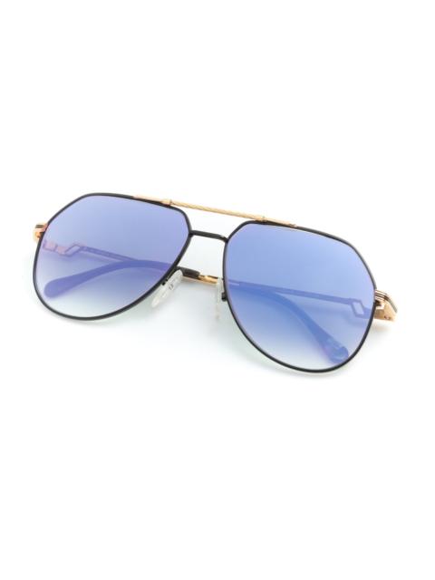 Other Designers Hilton Exclusive 14 3 20KT Gold Plated (Midnight Blue)