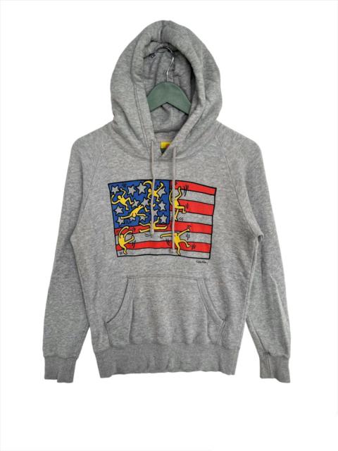 Other Designers Uniqlo - Vintage Y2K Keith Haring American People Art Hoodie