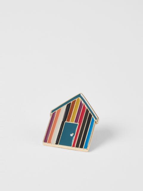 Paul Smith Paul Smith loves Barbour - Beach Hut Pin Badge