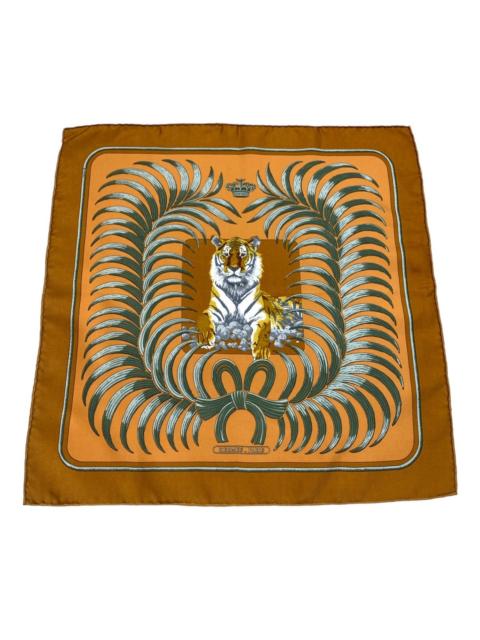 Hermès HERMES TIGER ROYAL SILK HANDKERCHIEF