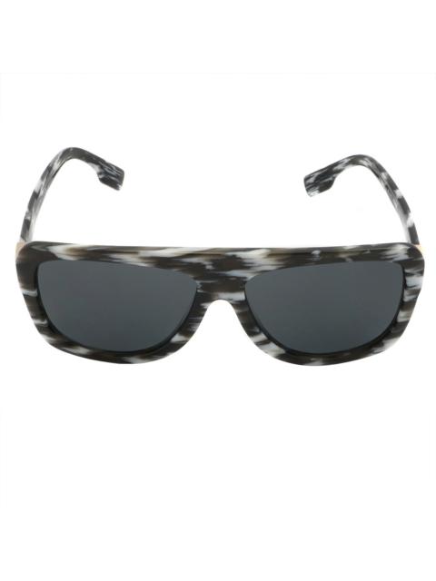 Burberry Burberry Joan Dark Grey Square Ladies Sunglasses BE4362 397887 59