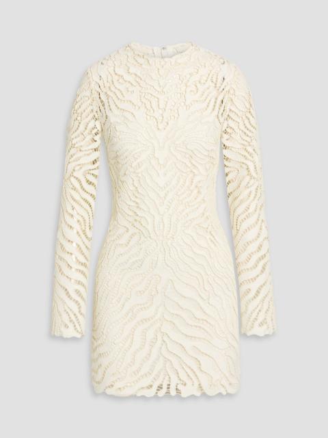 SIMKHAI Corded lace mini dress