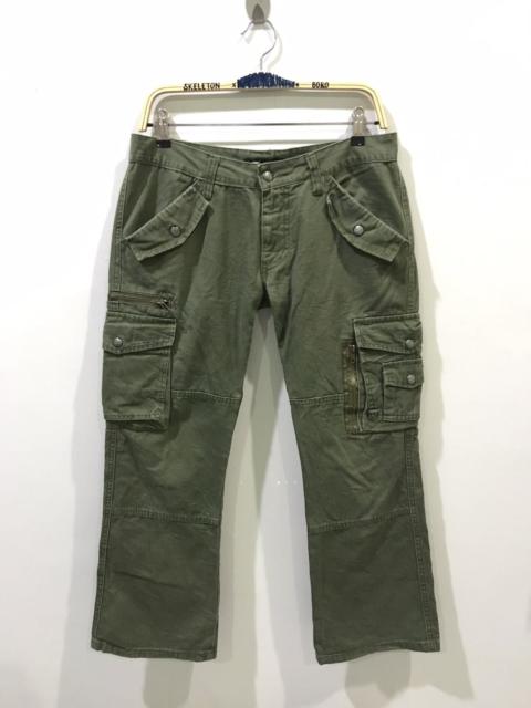 Other Designers Military - Root Three Japan Low Rise Multipocket Cropped Cargo Pant