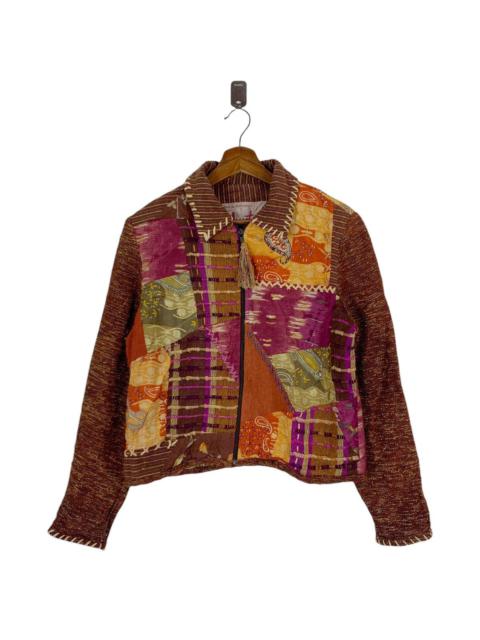 Other Designers VINTAGE SHARON ANTHONY CRYSTAL PATCH WORK JACKET