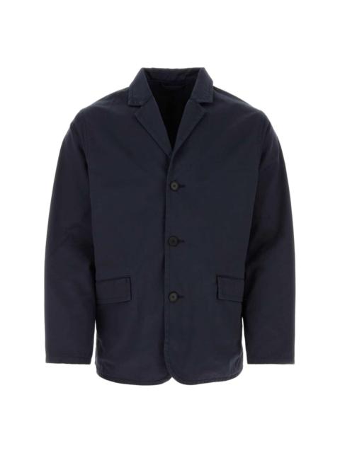 cotton-blend shirt jacket