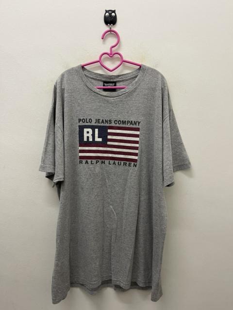 Other Designers Polo Ralph Lauren - Rare Vintage POLO JEANS RALPH LAUREN Flag Tee