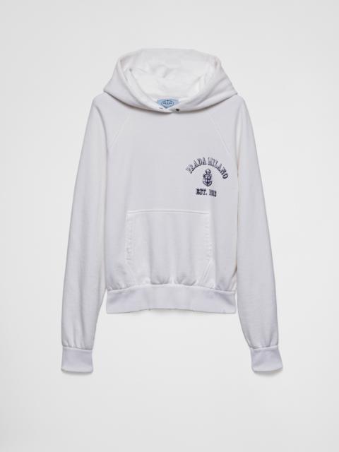 Prada Cotton fleece hoodie
