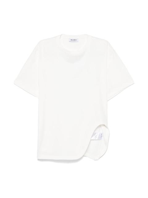 THE ATTICO Asymmetric cotton t-shirt