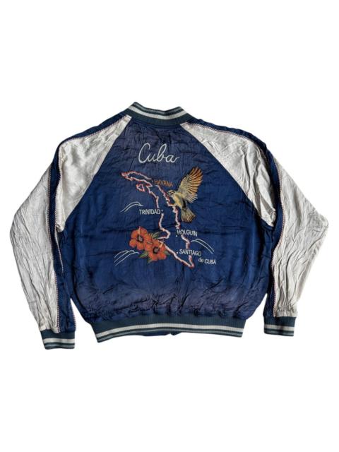 Other Designers VERY RARE VINTAGE JACKET SOUVENIR SUKAJAN CUBA MAP