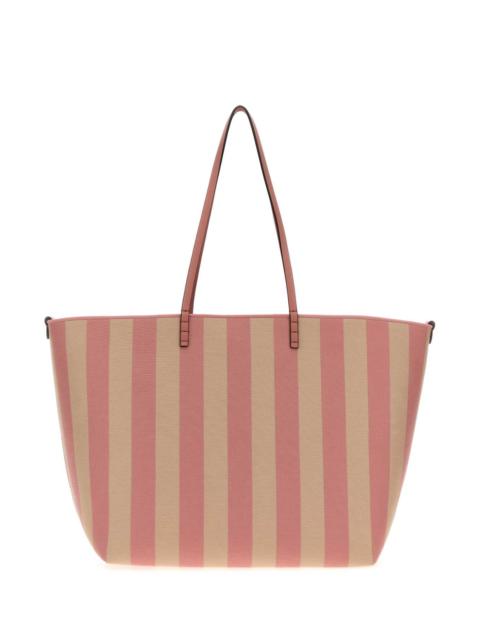 FENDI Fendi Women Embroidered Canvas Reversible Shopping Bag