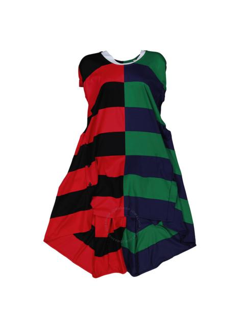 Burberry Burberry Striped Cotton Reconstructed Rugby Shirt Dress, Size One Size