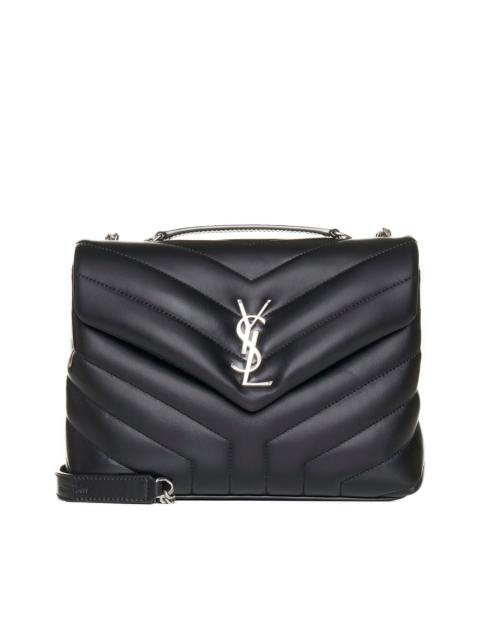 SAINT LAURENT Saint Laurent Women Loulou Ysl Logo Leather Small Bag