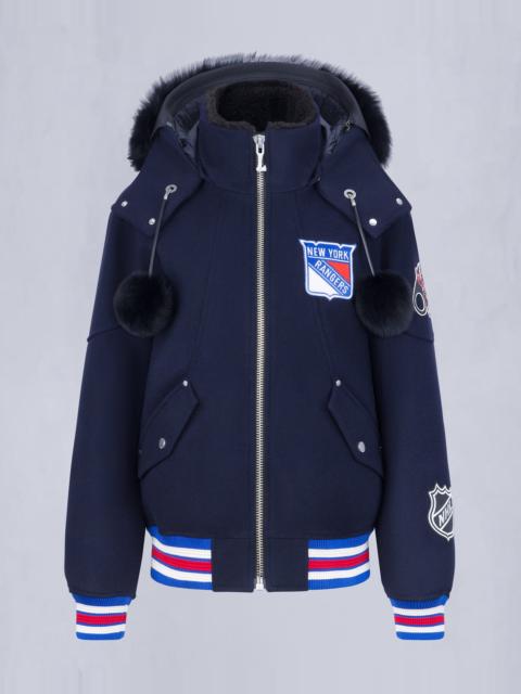 MOOSE KNUCKLES NHL X MOOSE KNUCKLES RANGERS BOMBER JACKET