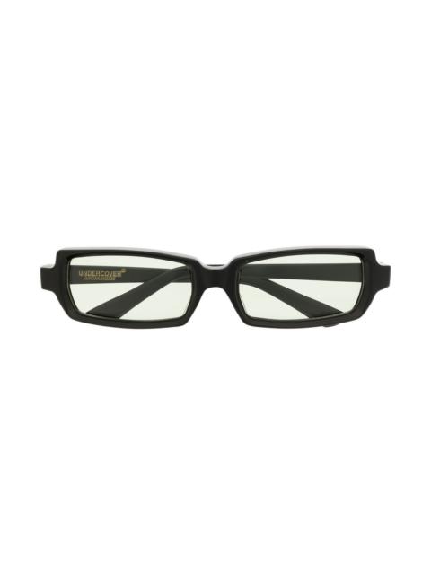 UNDERCOVER RECTANGLE-FRAME SUNGLASSES