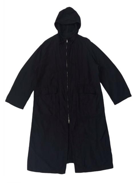 Yohji Yamamoto Rare Ys for men Yohji Yamamoto Long Jacket Hooded