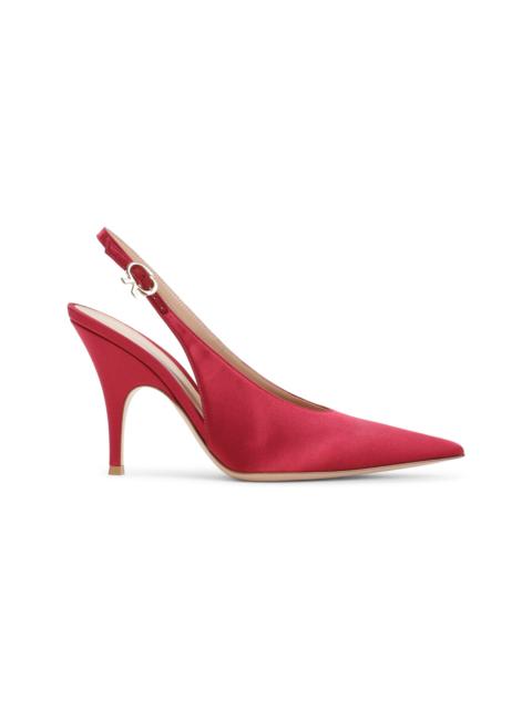 Gianvito Rossi Gianvito Rossi Sofia Sling Crepe Satin Pumps Women
