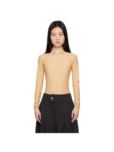 ABRA Beige 'Body' Bodysuit