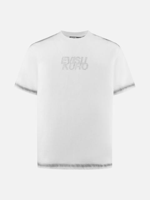 EVISU Japanese Appliqué Logo Embroidery Regular Fit T-shirt
