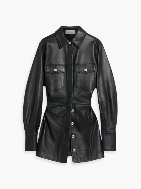 Sportmax Tobia leather jacket