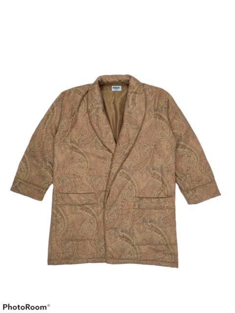 Other Designers Designer - VINTAGE RYKIEL HOMME PAISLEY PYJAMAS KIMONO JACKET