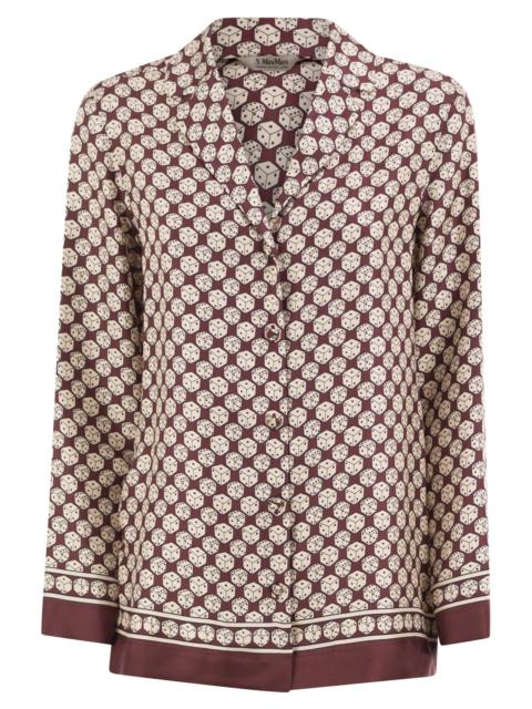'S Max Mara S Max Mara Women Stmmambo - Pure Silk Printed Shirt