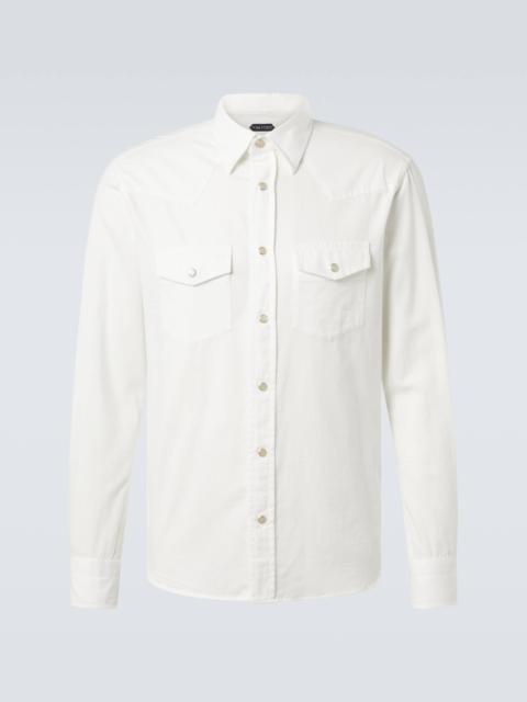 TOM FORD Cotton poplin shirt