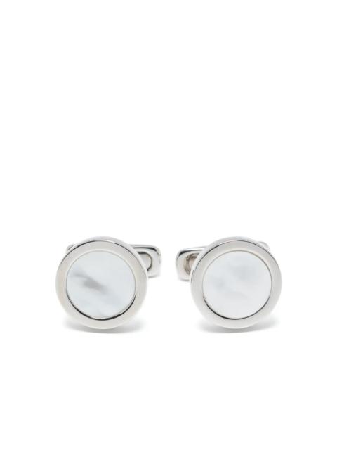 GIORGIO ARMANI ENGRAVED-LOGO CUFFLINKS