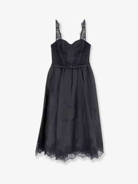 Zimmermann Zimmermann Valiant Midi Dress Black Women