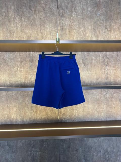 Givenchy Givenchy wave-print Cotton Track Shorts | Blue