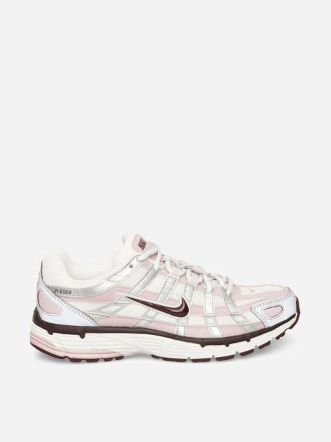 Nike Women's P-6000 Sneakers Summit White / Metallic Silver / Burgundy Crush