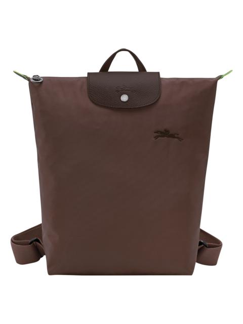 Longchamp Le Pliage Green M Backpack Mocha - Canvas
