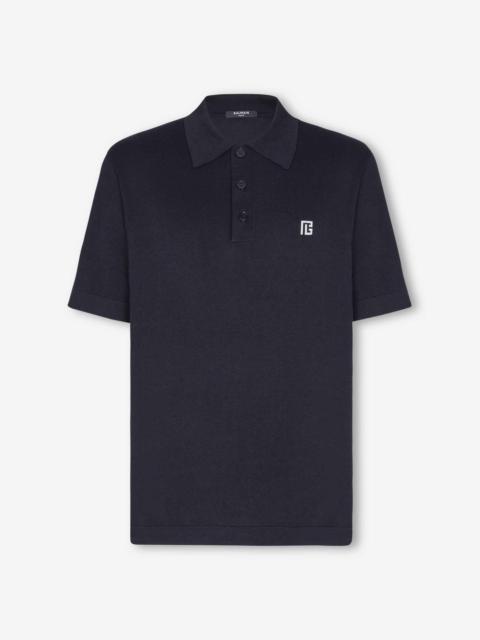 Balmain POLO SHIRT MONOGRAM
