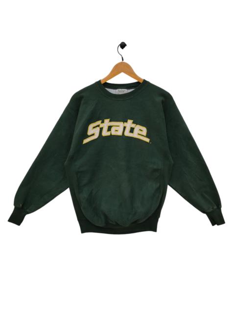 Other Designers Steve And Barrys × Vintage - Y2K Michigan State University Sweatshirt Embroidery Medium