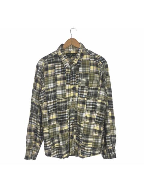 Other Designers Eddie Bauer - Inspired by Kapital Flannel Patchwork Nice Design