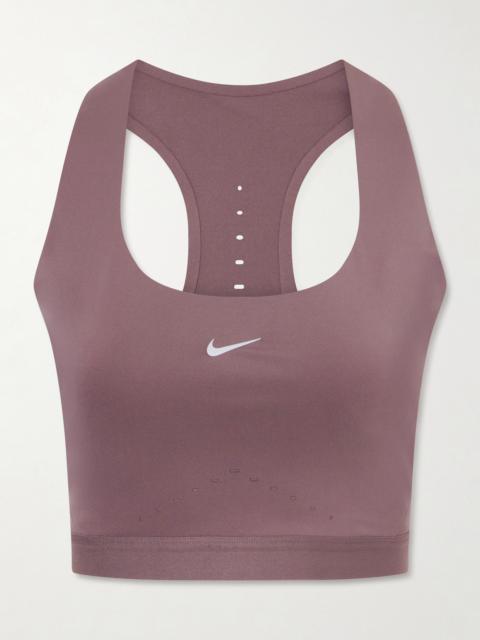 Nike Swift Mesh-trimmed Dri-fit Sports Bra