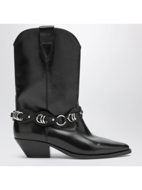 Isabel Marant ISABEL MARANT Duerto Black Calfskin Boots New & Authentic (W