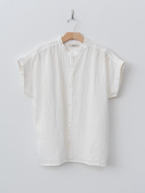 ICHI Antiquités Linen Dungaree Blouse - White