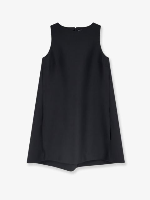 BALENCIAGA Balenciaga A-Line Silk Mini Dress Black