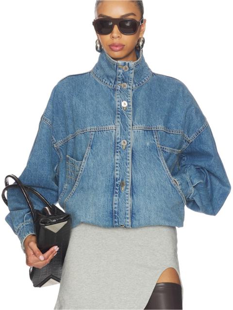 THE ATTICO Denim Bomber Jacket